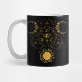 Triskele - Earth, Sea & Sky | Pagan Symbol Mug